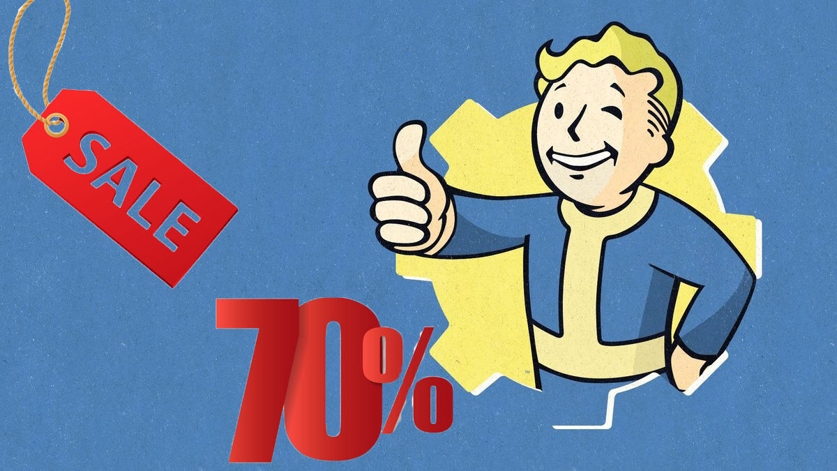 Всем привет дорогие друзья! В steam, идет распродажа серии игр  Fallout.   BETHESDA предлагает скидку от 50 %  до 70% скидку на свой продукт.