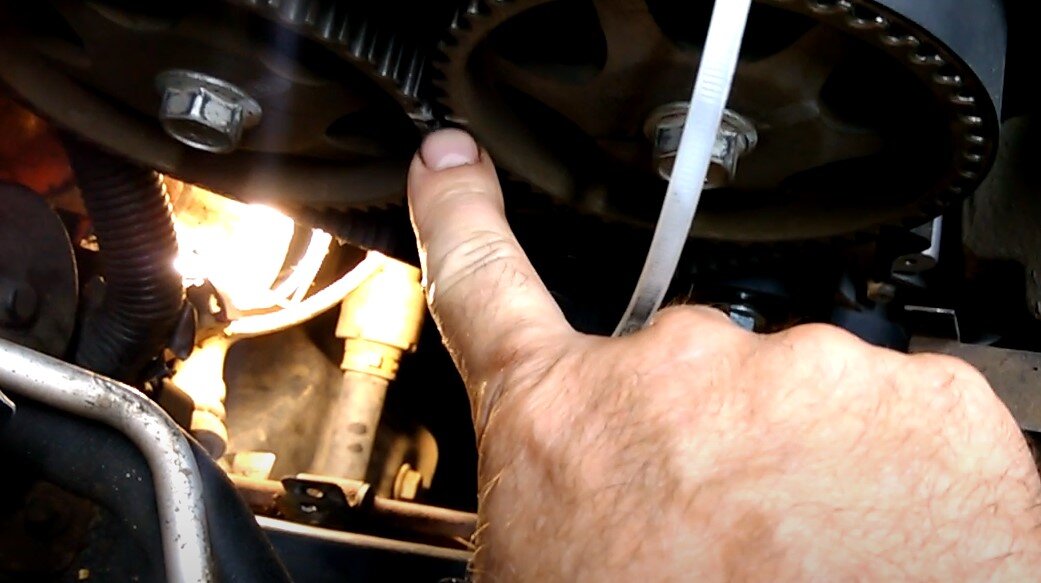 Отметки на шестеренках