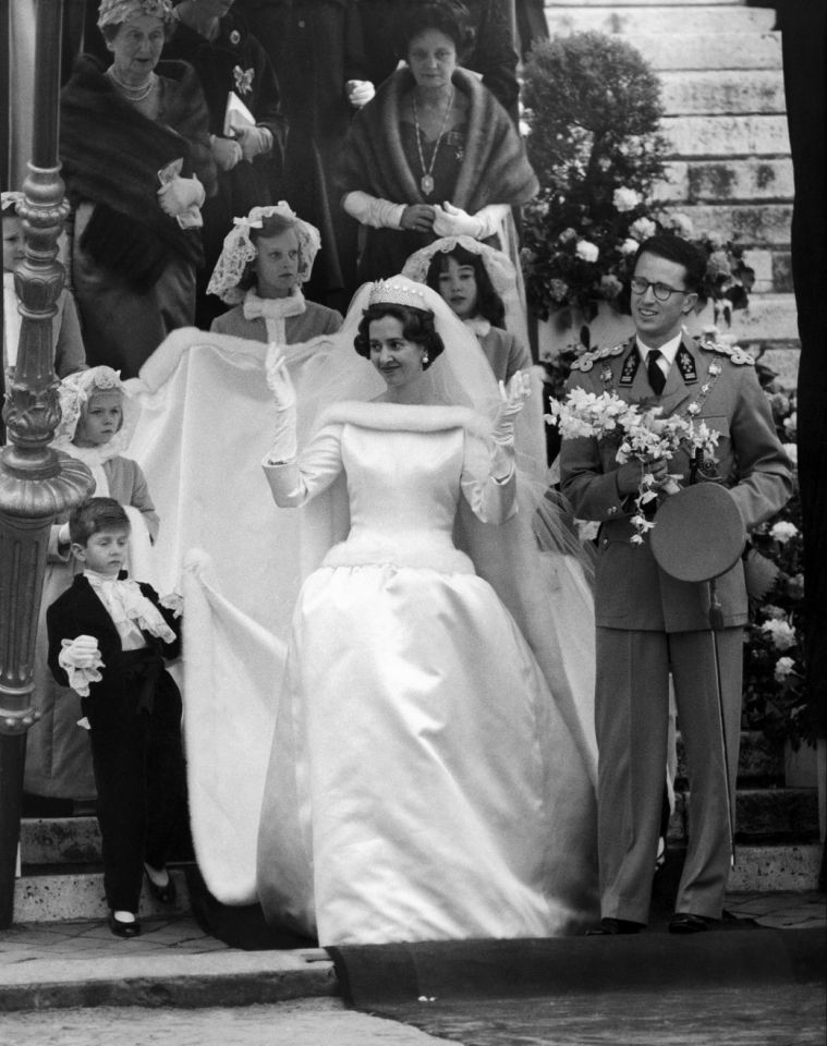 Свадьба Бодуэна I и Фабиолы, 15 декабря 1960. (c) Getty Images