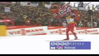 ЧМ 2005. Хохфильцен. Мужская эстафета