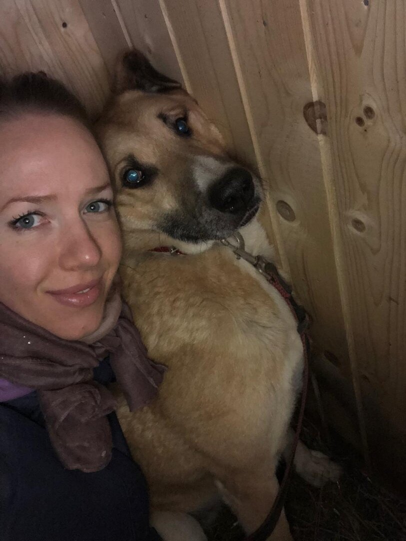 Денди с волонтером