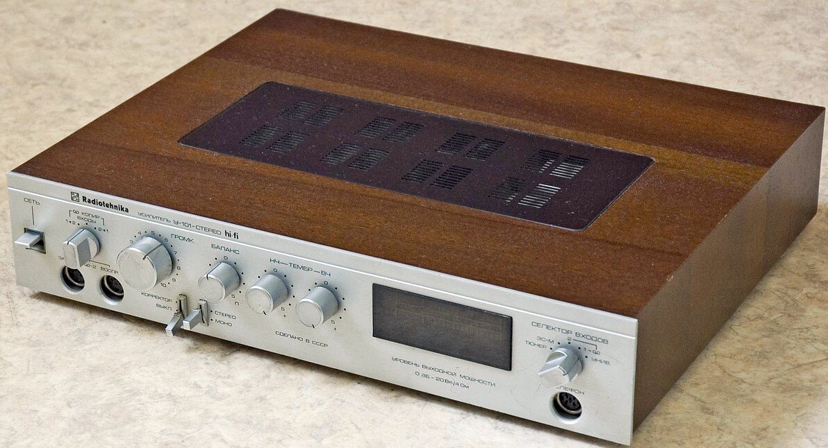 Усилитель "Радиотехника У-101-стерео" | Григорий Красноярский | Дзен