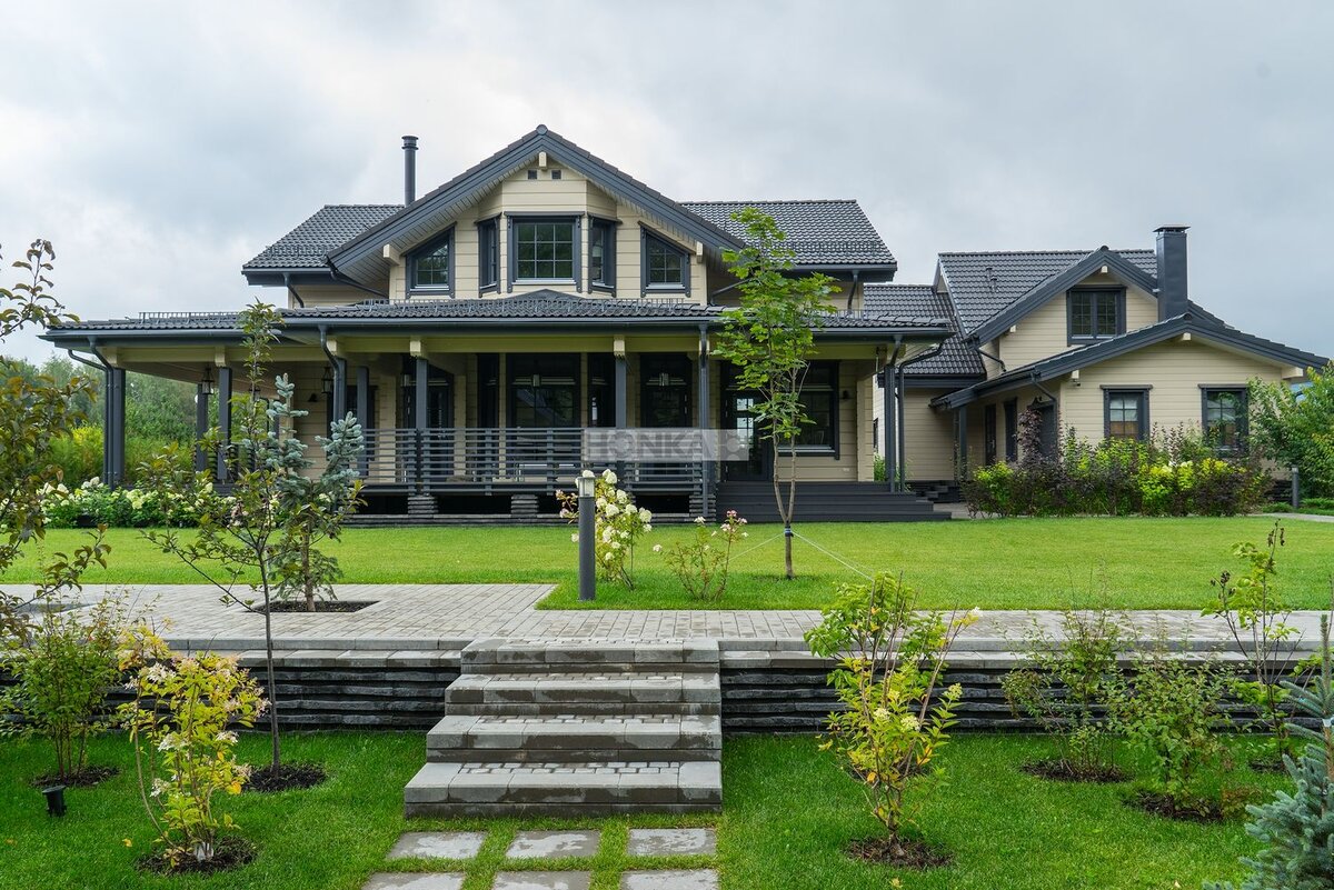 Дом в Подмосковье, архитектор  Ольга Самошкина , проектная и строительная организации — HONKA (Росса Ракенне СПб)