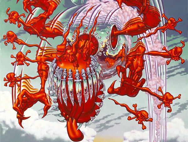 Фрагмент первоначального варианта обложки, который потом убрали внутрь буклета...  