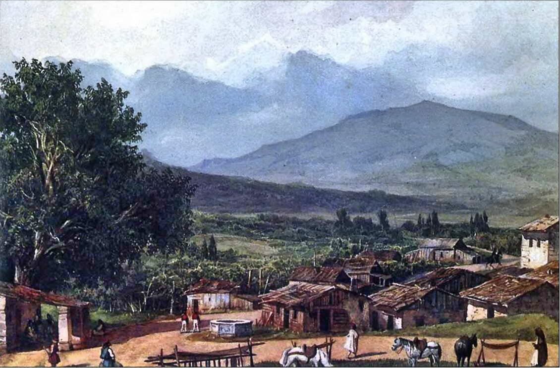 К.П. Брюллов. Деревня Св. Рокка близ города Корфу 