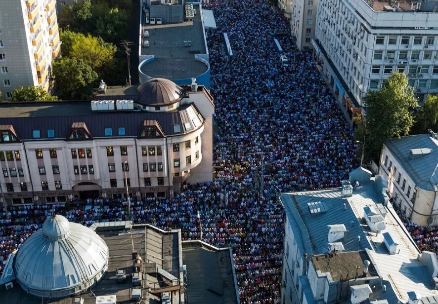 Москва, отредактированное фото.