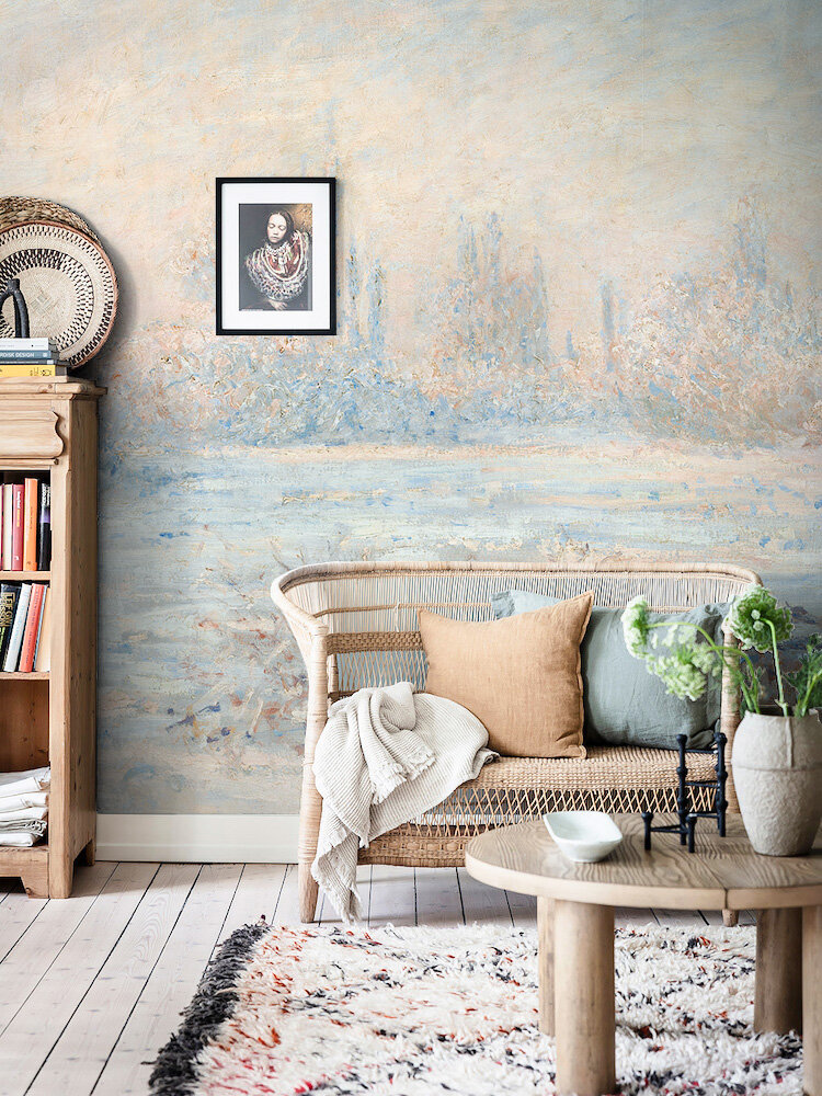 На фотографии обои Le Givre из коллекции “Классика”