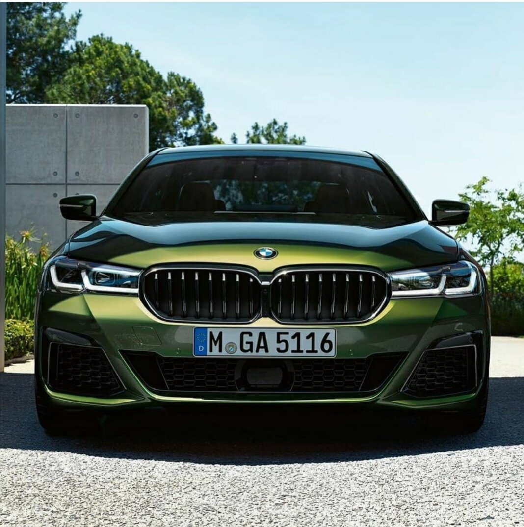 Рейсталинг BMW 5 вид спереди