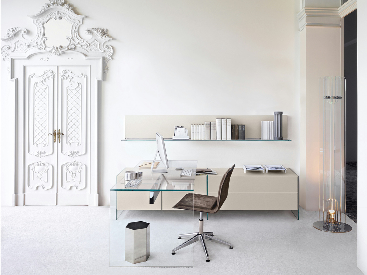 Красивыми и современными интерьеры кабинета