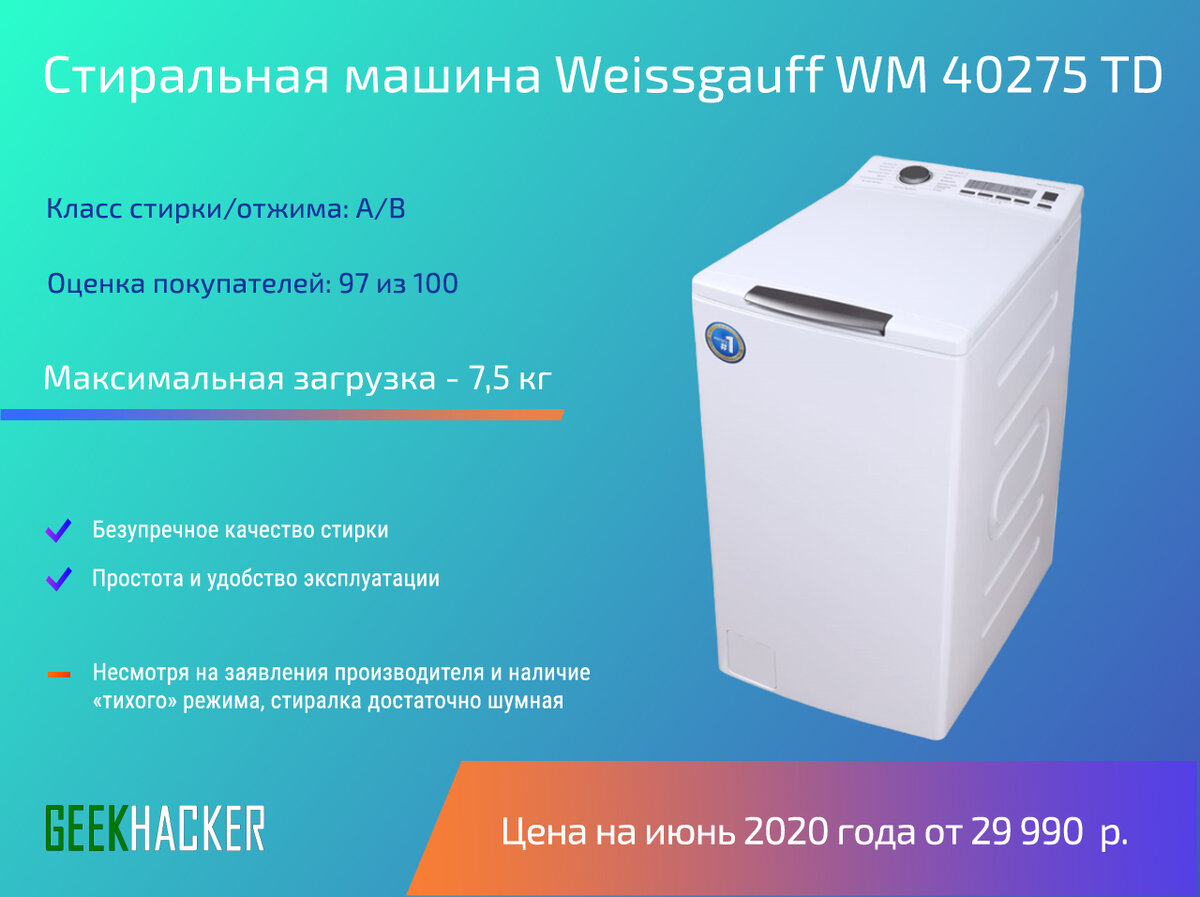 Weissgauff WM 40275 td