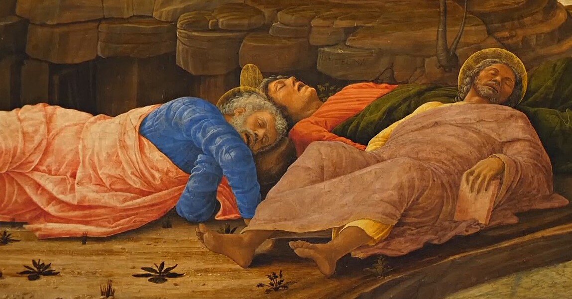 Андреа Мантенья. Моление о чаше. Изображение взято на сервисе "Яндекс. Картинки".