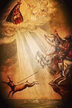 Полотно из храма в Назаре. 