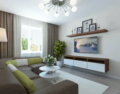 вот как хорошо выглядит обычная побелка стен