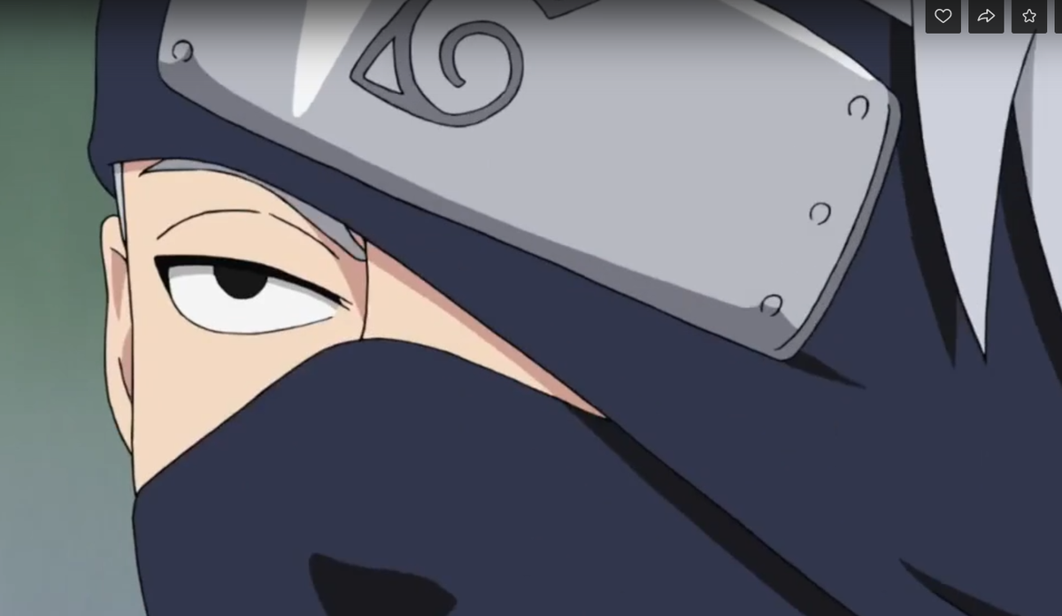 Какаши ЗАМЕЧАЕТ её..