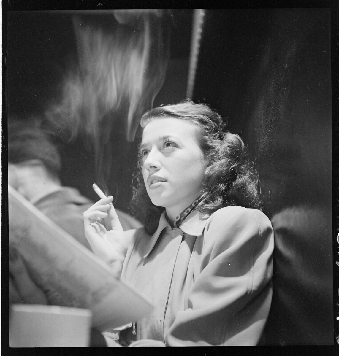 Одна из посетительниц  Lincoln Coffee Lounge , предположительно  журналистка Мэри Джордж 