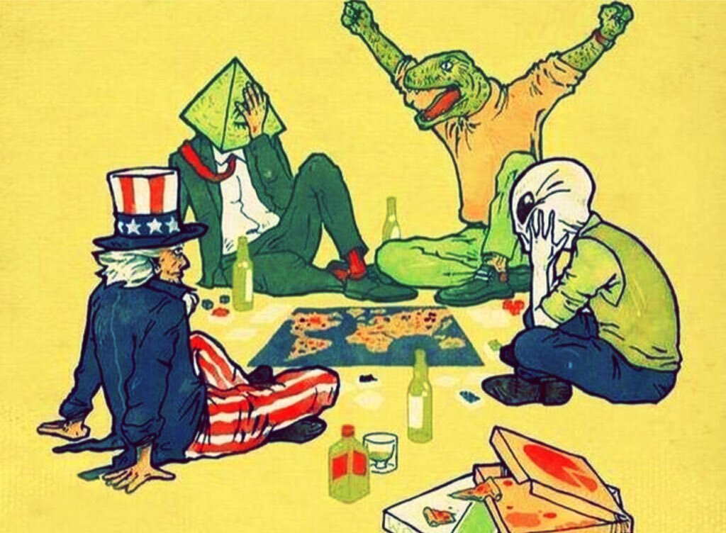 «Экс Либрысыч» (как назвала меня одна читательница) в компании друзей радуется новому комментарию под своим постом. Изображение из открытых источников. 