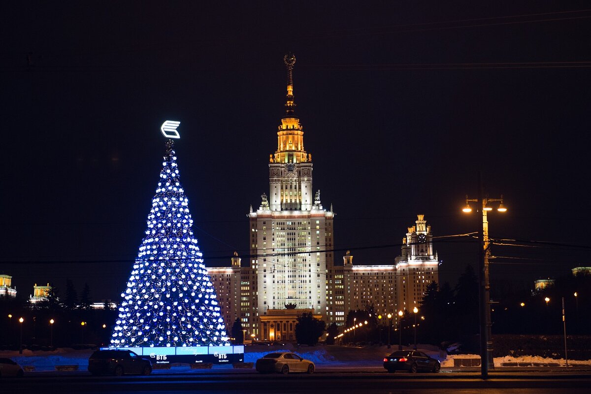 новогодние воробьевы горы