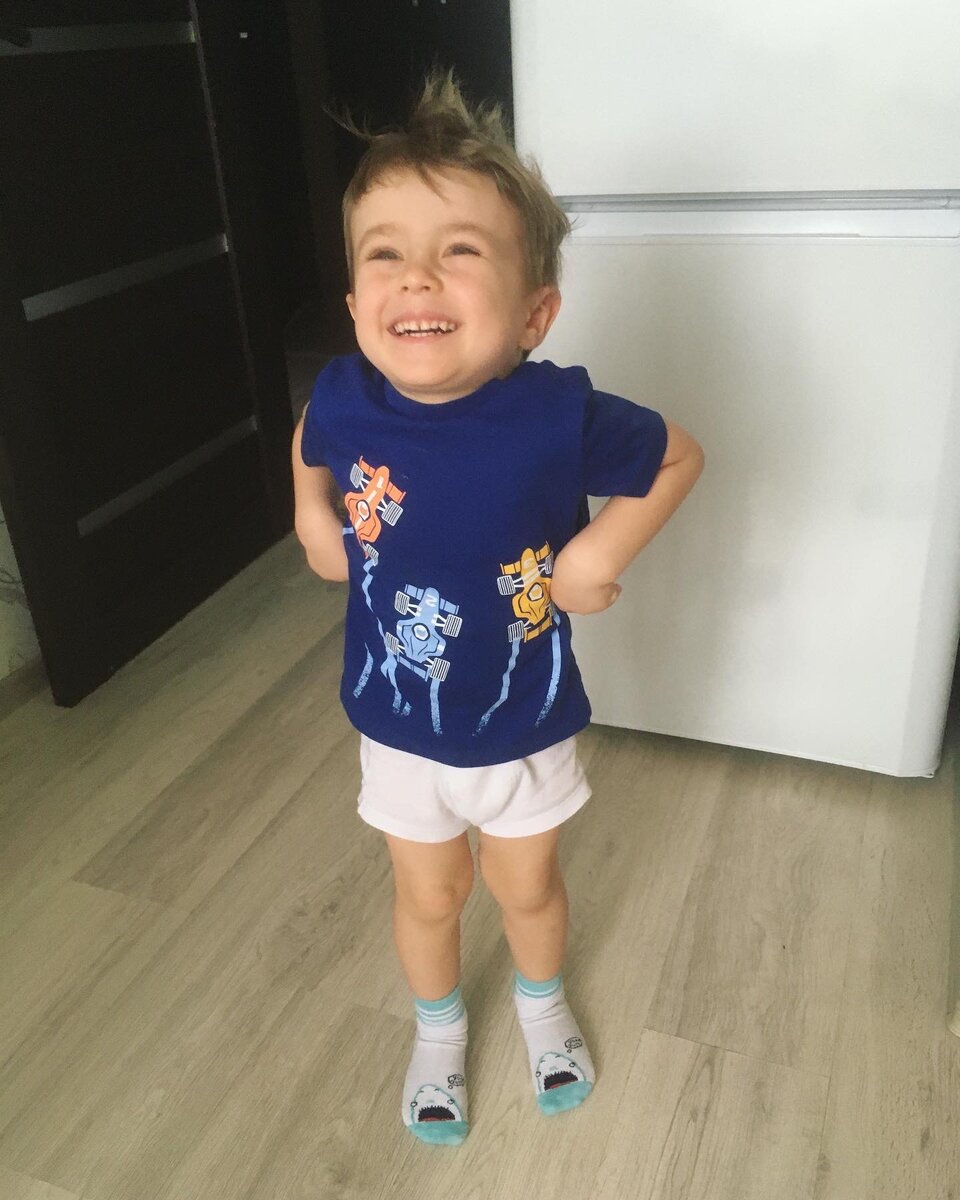 Помощник растет. Фёдор, 4 года.