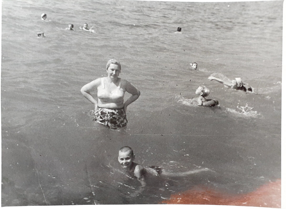 Черное море, 1950 год. Фото: автора.