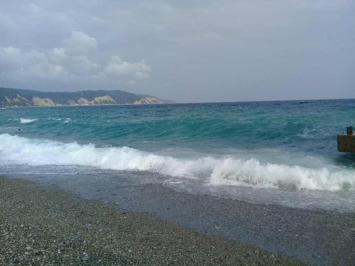 Фото автора Абхазия море