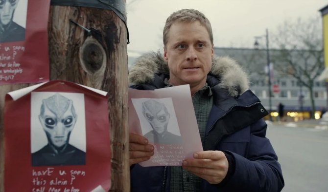 Кадр из сериала "Засланец из космоса"