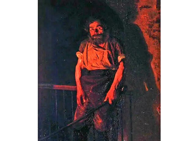 Н.А. Ярошенко. Кочегар. Картина 1878 г.