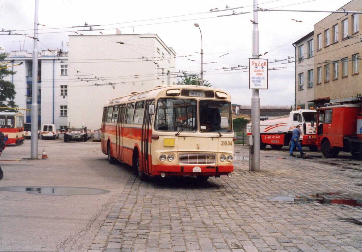 «Кароса»-ŠM11, в более крупных городах последние из них еще находились в работе, но в Брунтале и Словакии я их не встречал, фото Википедия, автор Harold 