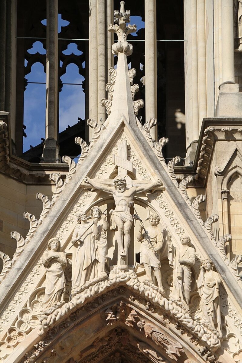 Тимпан. Реймсский собор, Франция