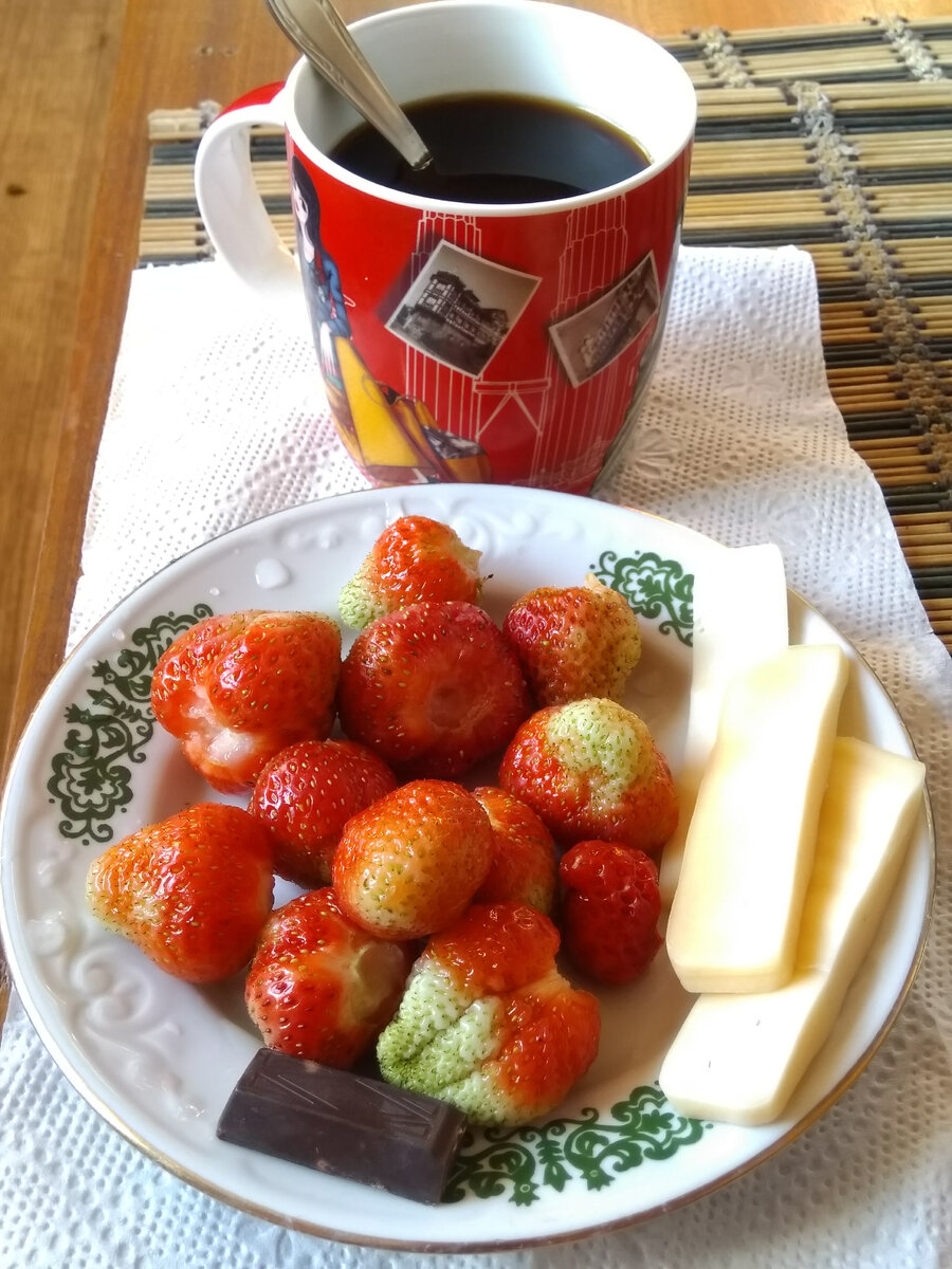 Фото автора. Утренний кофе на даче