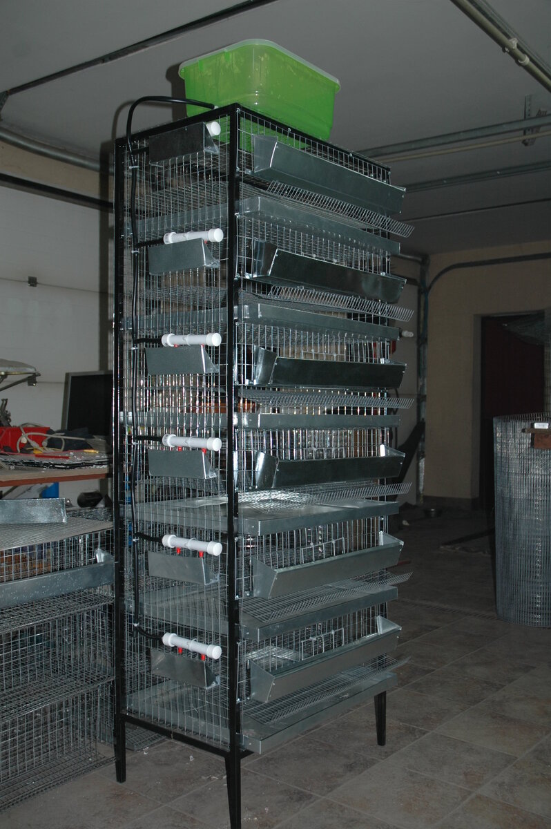 Клетка для разведения перепелов 5-ти ярусная