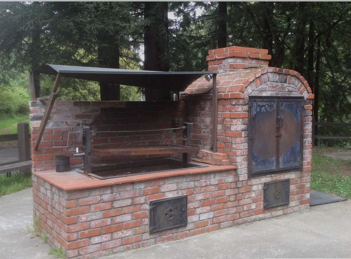 примеры функционала садовой печи.