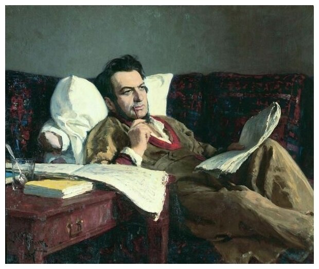 Михаил Иванович Глинка, работа хужожника Ильи Репина