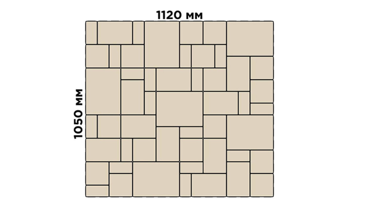 Схема укладки плитки старый город