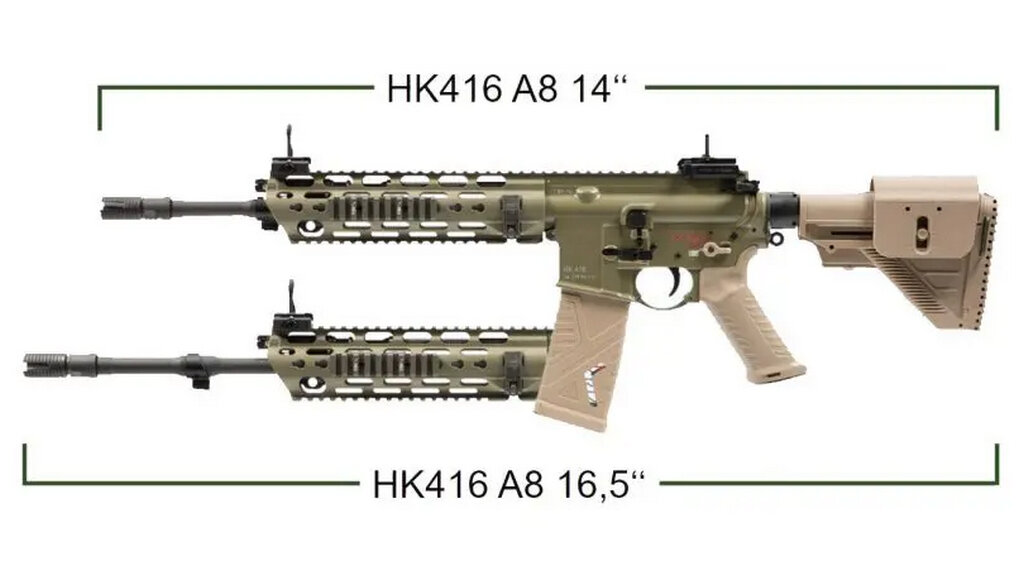 5,56-мм штурмовая винтовка HK416 A8 фирмы Heckler & Koch