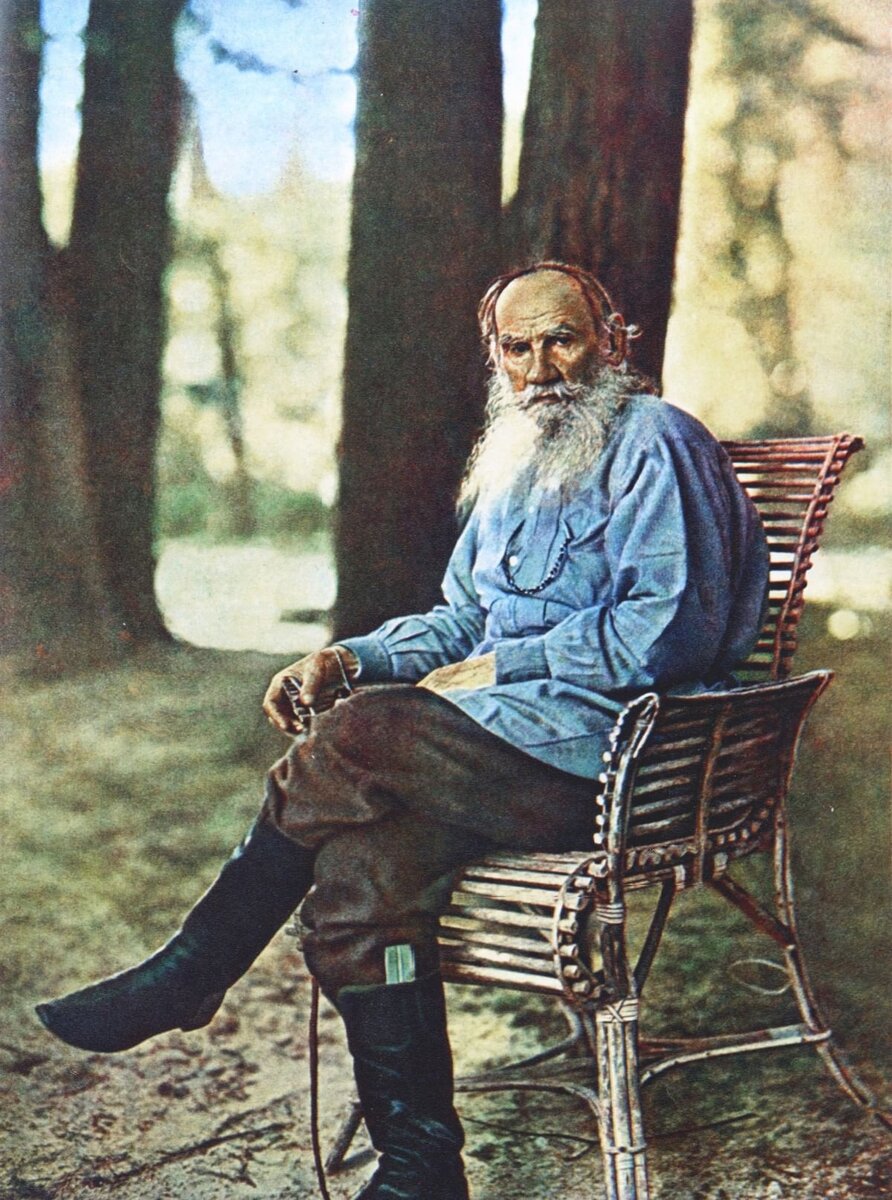 Л.Н Толстой  Фотография: Прокудин-Горский