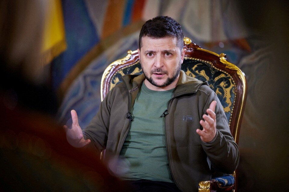     Президент Украины Владимир Зеленский.  REUTERS