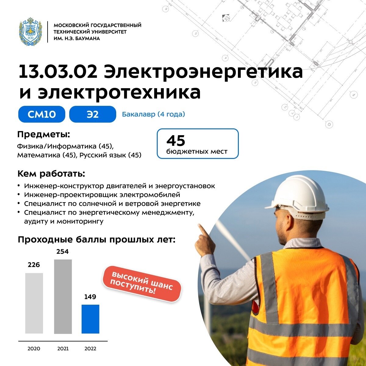 Специальность "Электроэнергетика и электротехника", МГТУ им. Баумана