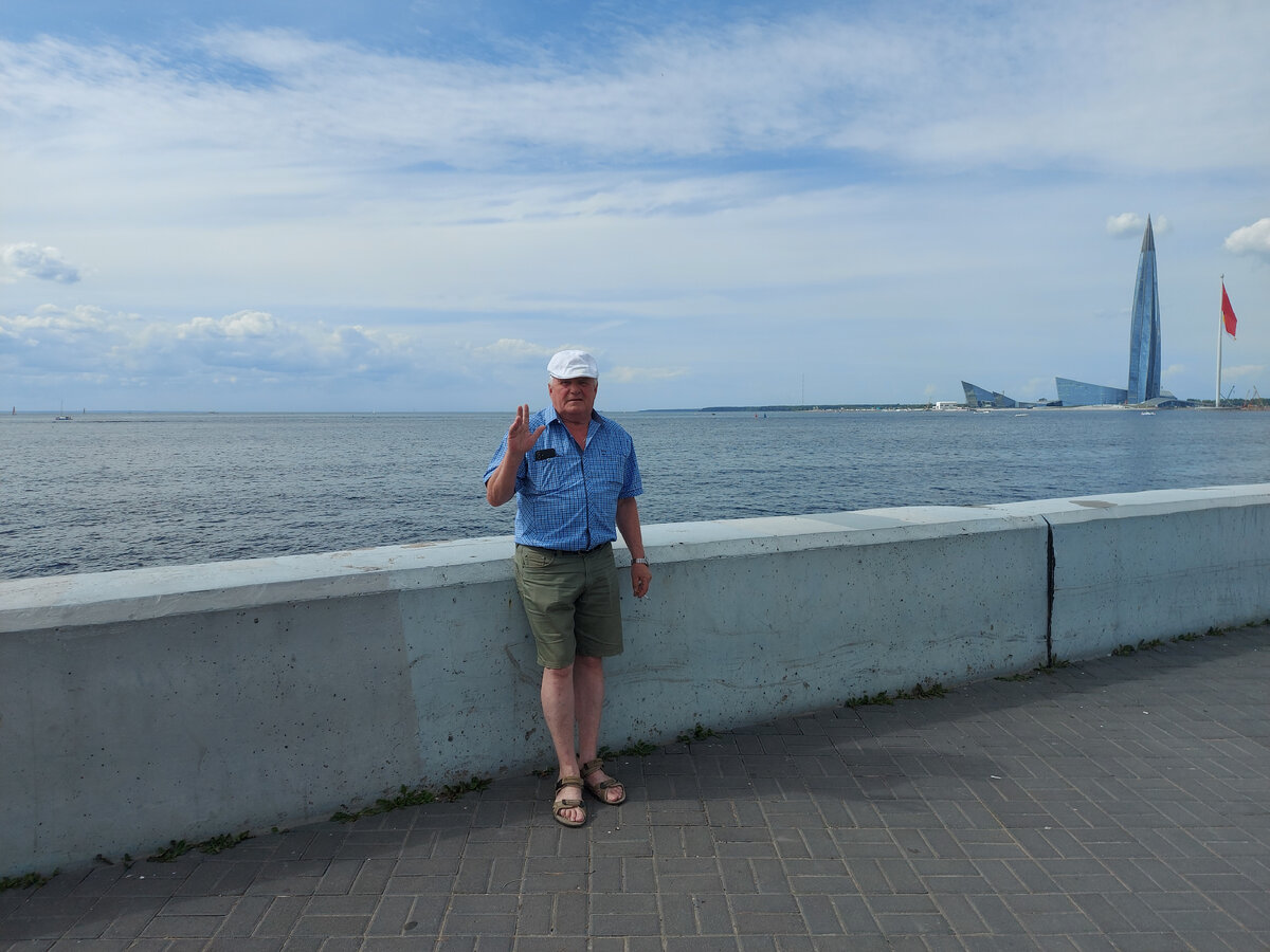 Крестовский остров, море. Санкт-Петербург.