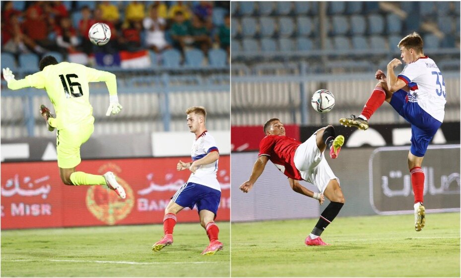    Матч Египет - Россия получил довольно жестким. Фото: РФС