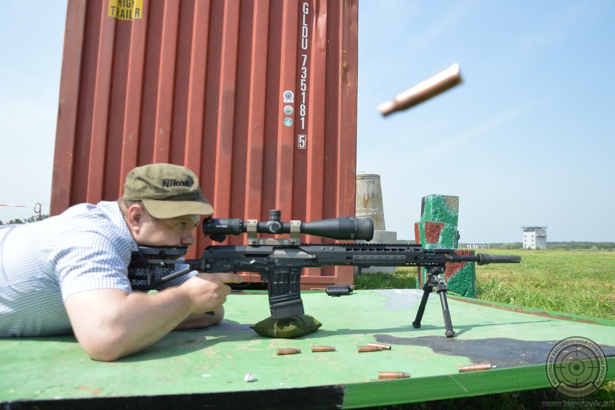 СВД, Тигр в шасси SAG способно дотянуться до 1000 м.