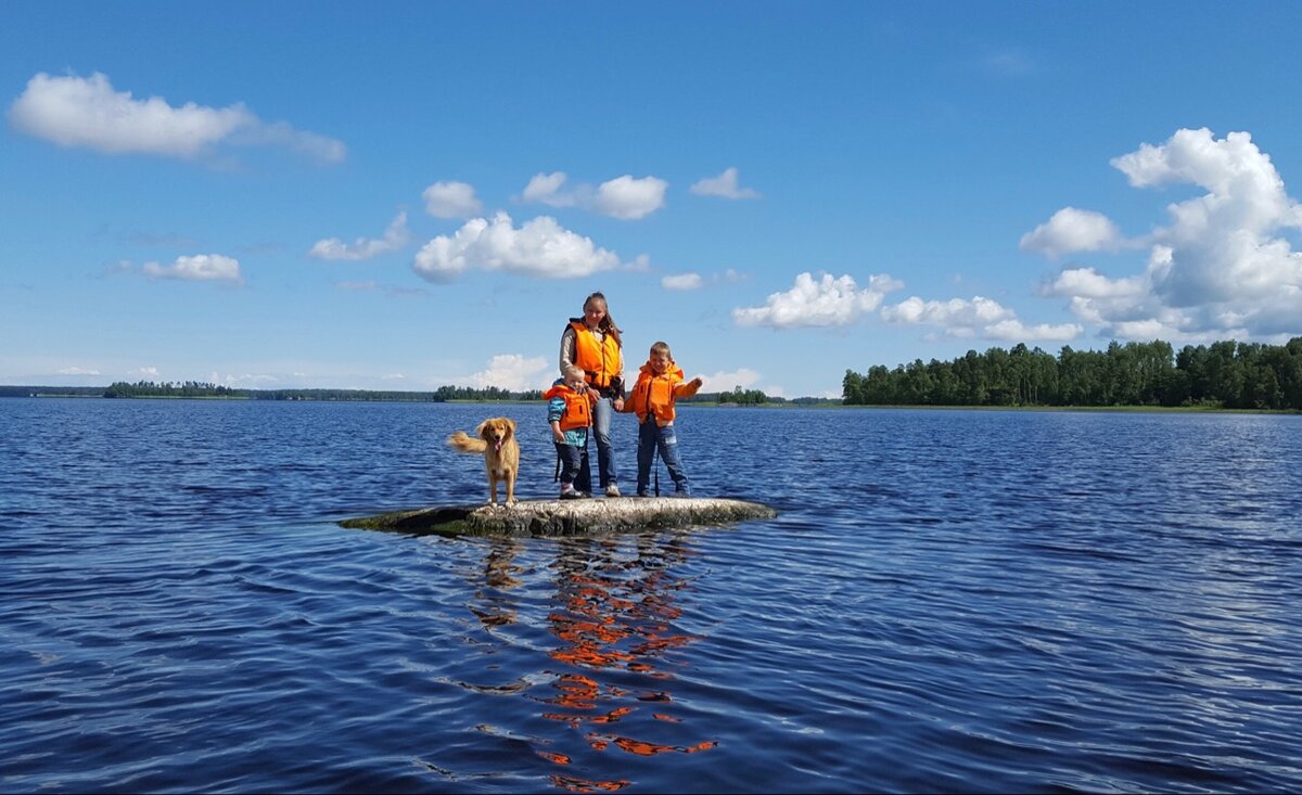 Приозерск центр озеро Вуокса