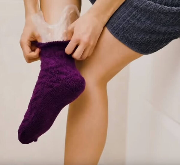 Носки поверх пакетов