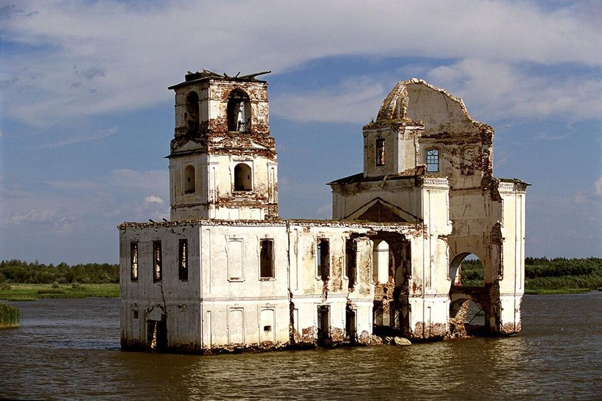 Молога затопленный город фото