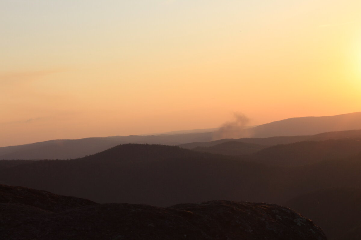 Закат на втором столбе