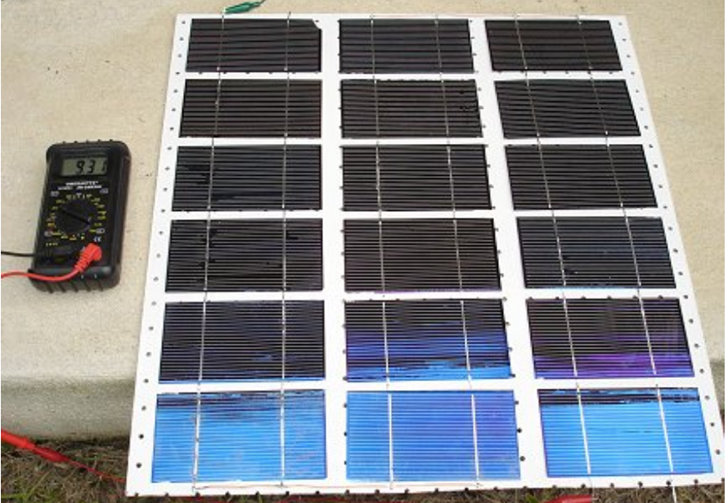 Простая самодельная солнечная батарея