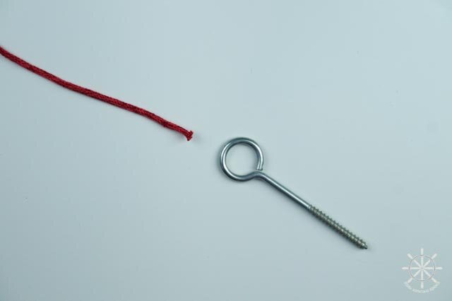 Как вязать рыбацкую восьмерку - шаг 1