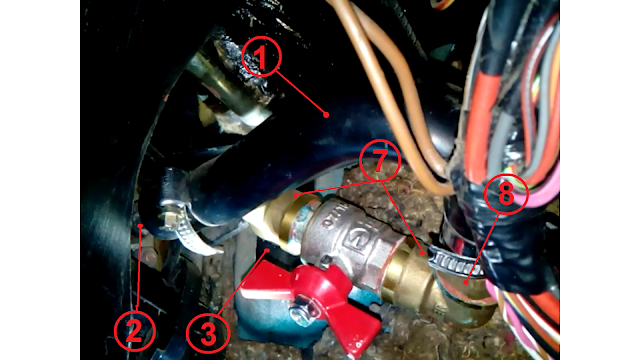 Как заменить краник печки ВАЗ-2107 на водопроводный