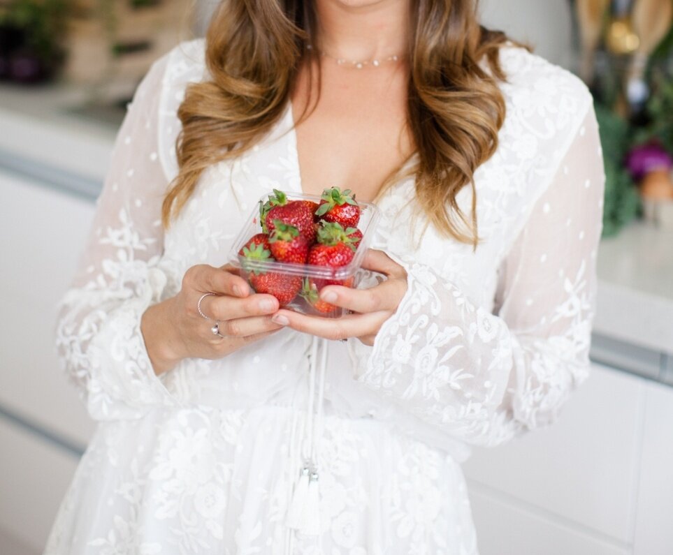 Фото с клубникой. 