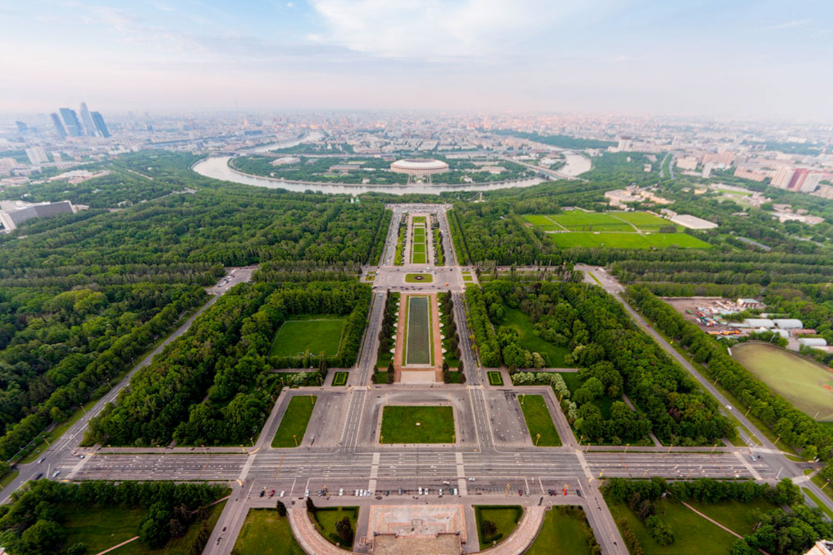 Парк на воробьевых горах фото