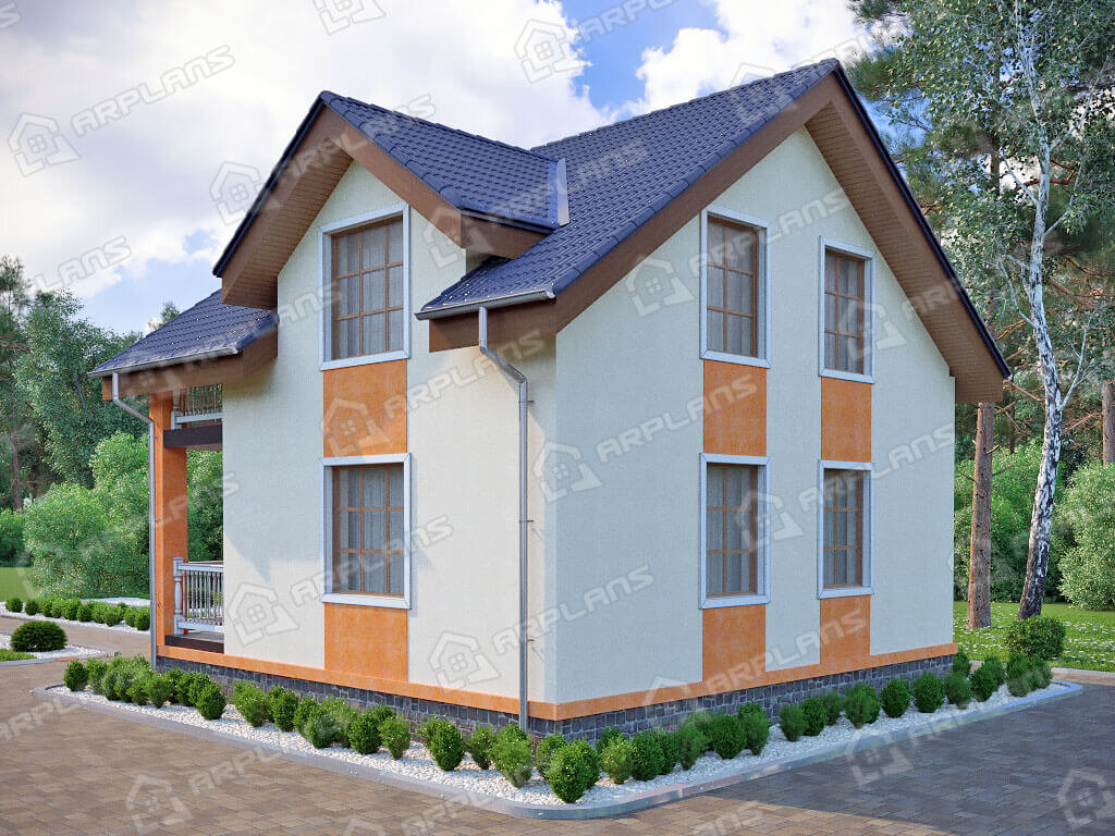 Фасад 2 дома К-025. Источник arplans.ru